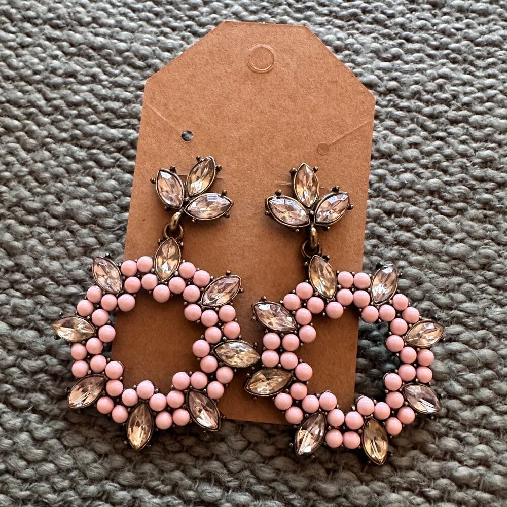 SugarFix by Baublebar Pink Beaded and Diamond Earrings